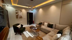 Apartment with lounge and bedroom