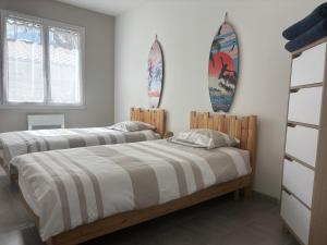 Maisons de vacances Maison neuve classement 3 etoiles avec acces prive piste cyclable, 6 personnes : photos des chambres