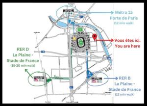 Grand F2 de 50m2 pour 4 personnes - Paris 10eme Gare du Nord, Stade de France