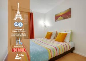 Appartements Grand F2 de 50m2 pour 4 personnes - Paris 10eme Gare du Nord, Stade de France : photos des chambres