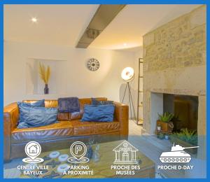 Victoire Duplex atypique cosy - PLEIN CENTRE HISTORIQUE BAYEUX PROCHE RESTAURANTS COMMERCES- LUMINEUX - PARKING GRATUIT A PROXIMITE- proche plages du débarquement, Omaha Beach - 3hvězdičkové hotely ve městě Bayeux
