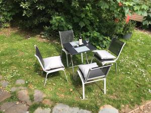 Badgers nestled in a cozy corner of the park