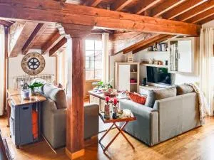 Casa "playa Oyambre" con terraza con vistas al mar - El Tejo