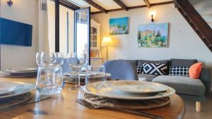 Sea view flat 5 minutes from the beach