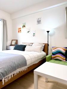 黒門市場徒歩5分通天閣難波エリア徒歩圏内 トイレと浴室付き まるまる貸切 エレベーター 高層1002