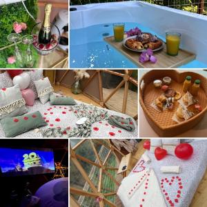 Appartements Le Nid d'Eliyah, suites avec jacuzzi 15min Disneyland Paris : Suite avec Jacuzzi