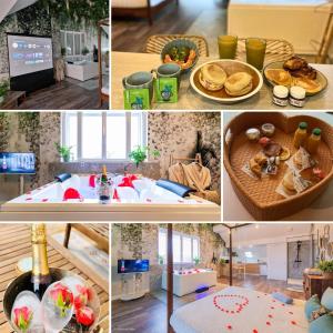 Appartements Le Nid d'Eliyah, suites avec jacuzzi 15min Disneyland Paris : photos des chambres