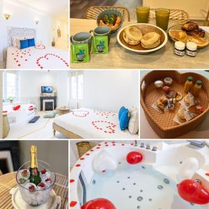Appartements Le Nid d'Eliyah, suites avec jacuzzi 15min Disneyland Paris : photos des chambres