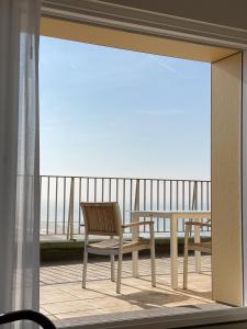 Studio with a unique terrace and amazing panoramic view of the sea T45