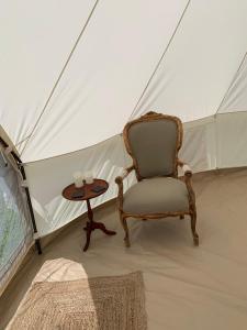 Tentes de luxe Les Fresses Glamping : photos des chambres
