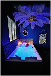 La Suite 7ième ciel étoilé, SPA XXL, Lit sous les étoiles, 5 min centre