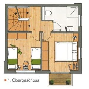 Haus am Strand - Ferienwohnung für 4 in Olpenitz mit Dachterrasse, Strandzugang und Ostseeblick