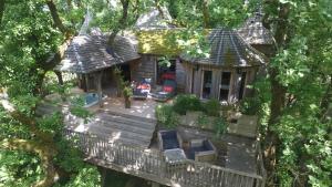 Lodges Chateaux dans les Arbres : Chambre Lit Queen-Size avec Baignoire Spa