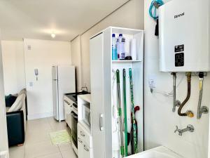 Homeclub com área de lazer, 50m da praia