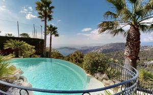 Villas Villa Eden - Provencal Charm, Stunning Views, 10 mins from Monaco : photos des chambres