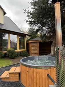 Dom w górach z kominkiem i balią ogrodową Sielanka