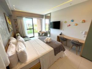 Flat em Muro Alto - Porto de Galinhas - MAKIA A303 - By Anfitrião Legal