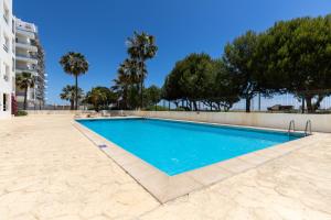 Quarteira First Line Front Beach Pool Flat View