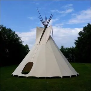 Indian Tipi at Desert Gardens Oasis in Lobo, Tx - Lobo