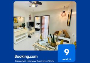 Family Getaway 2BR Staycation Airport with FREE Gym, FREE Pool, FREE Parking - B2 1Kunzite