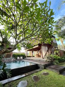 Shri Wedari Private Pool with Ricefield View