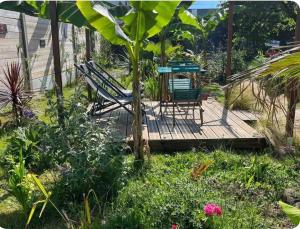 Chalets Chalet accueillant a Saint-Vincent-de-Tyrosse avec jardin : photos des chambres