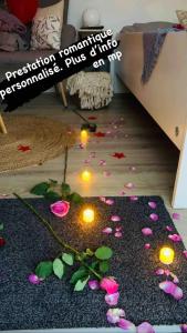Chalets Chalet accueillant a Saint-Vincent-de-Tyrosse avec jardin : photos des chambres