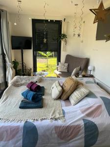 Chalets Chalet accueillant a Saint-Vincent-de-Tyrosse avec jardin : photos des chambres
