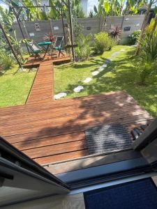 Chalets Chalet accueillant a Saint-Vincent-de-Tyrosse avec jardin : photos des chambres