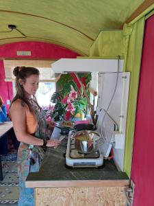 Pipowagen Doe Maar Roze