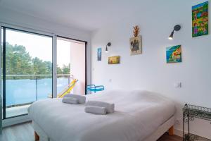 Appartements La perle de Men Er Beleg - Appt vue mer de 167m² : photos des chambres