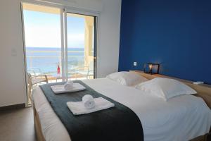 Appartements Acula Marina - Mer, Maquis Corse - T4 Lumineux : photos des chambres