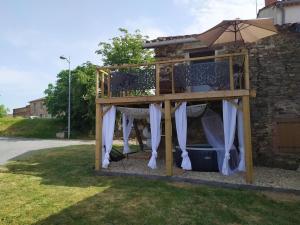 Maisons de vacances Gite Nougaro 2 pers private spa ouvert a l-annee : photos des chambres