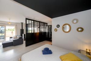 Appartements Le Hangar Atypique, Ploufragan : Appartement 1 Chambre - Vue sur Jardin