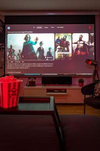 Appartements Le Cin et Chic Videoprojecteur Popcorn Netflix : photos des chambres