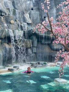 Tắm khoáng Onsen mineral bath, Vuon Vua, Thanh Thuy, Phu Tho