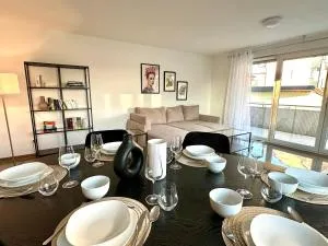 BONNYSTAY Rheinfelden - 6 Personen - Küche - Parkplatz - Terrasse - Beuggen