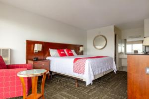 Double Room room in OYO Hotel at Chicago Rockford International Airport IL