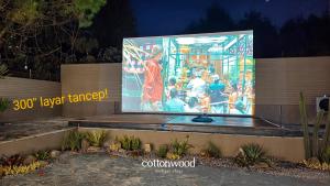 Cottonwood Casarean Layar300inch Heated-Pool Billyard Api-Unggun