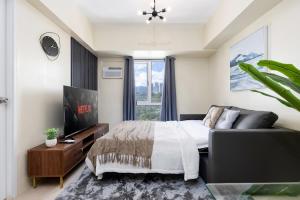 Furnished 1-Bedroom in Avida Towers Riala, Cebu IT Park with Fast WiFi, Netflix, Pool and More