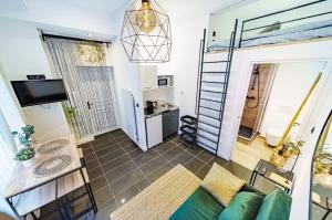 Studio cosy avec mezzanine, bien équipé, Caluire