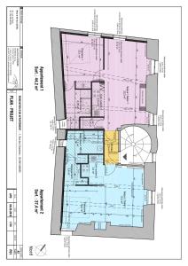 Appartements Henri & Henriette - Vannes 7 pers Centre historique : Appartement 2 Chambres