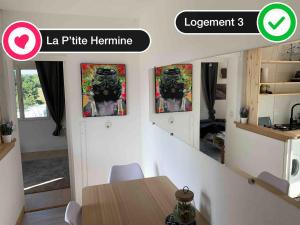 Maisons de vacances La Petite Hermine, gite culturel Petits Bonheurs : photos des chambres
