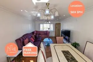 Stockport 6 Bed Home by City SuperHost - 奇德尔