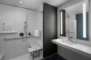 Queen Room with Two Queen Beds - Hearing Accessible room in AC Hotel by Marriott Boston Cambridge
