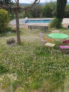 Sejours chez l'habitant Chambre dans Petit havre de paix avec piscine chauffee au coeur du Luberon : photos des chambres