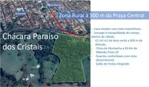 Chácara Paraíso dos Cristais - Cássia dos Coqueiros