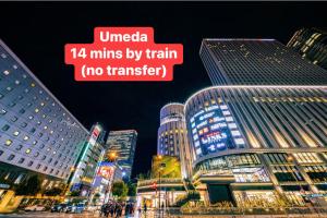 Namba 4min Umeda Kansai Airport Direct Stay New Open