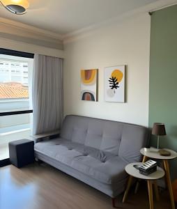 Flat Hotel The Palace com cozinha e sacada