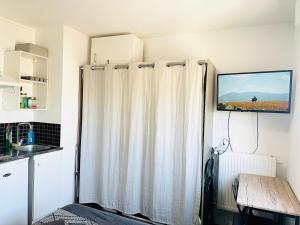 Appartements STUDIO A 300 METRES DE LA GARE et 25 MINUTES DE PARIS EN TRAIN : photos des chambres